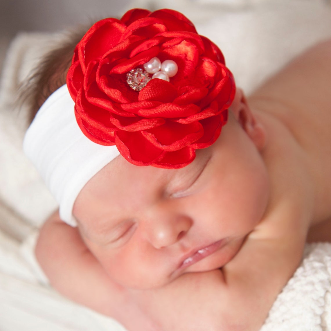 White Baby Headband Baby toddler headbands Nylon headband Etsy