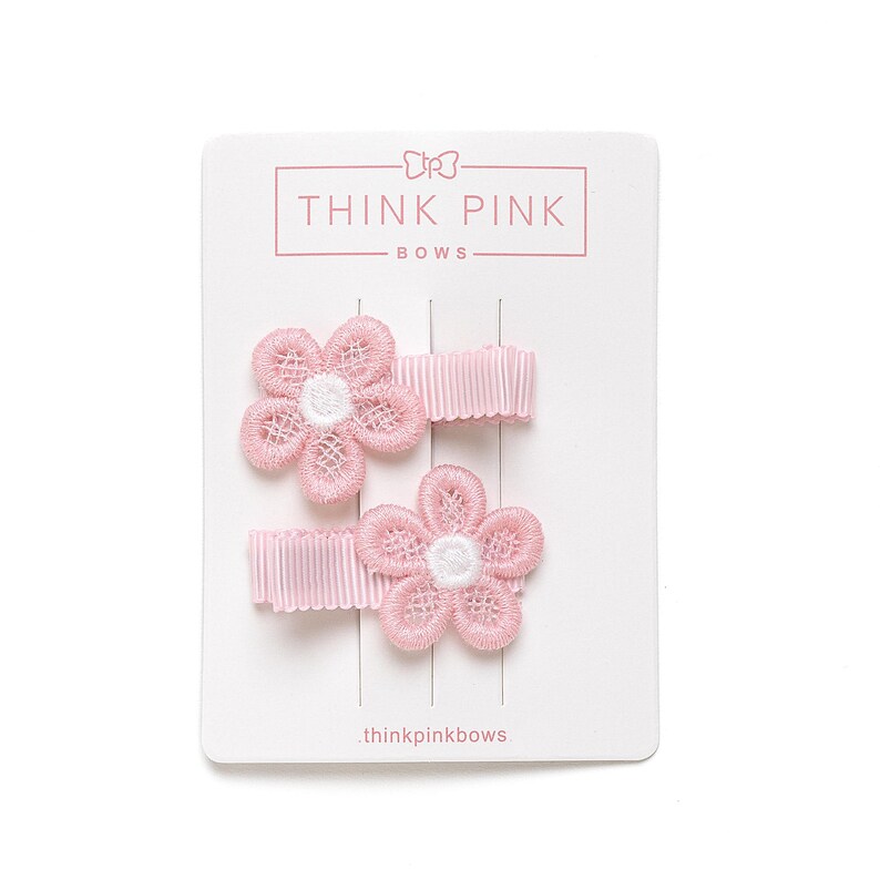 SET Baby Girl Hair Bows, Toddler Hair Clips, Mini Bow Hair Clip