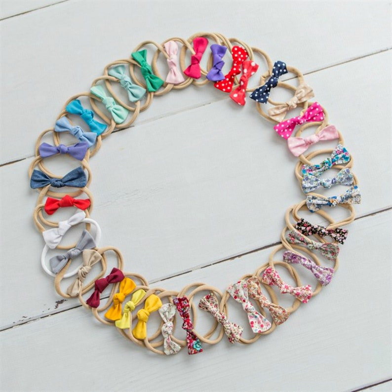 Pink baby headband Baby headbands nylon headbands infant Etsy