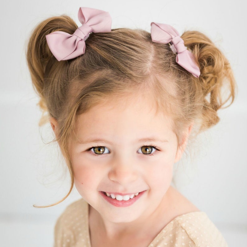 GIRLS Hair Clip Basic Hair Bow Baby Bows Grosgrain Bows Etsy New Zealand