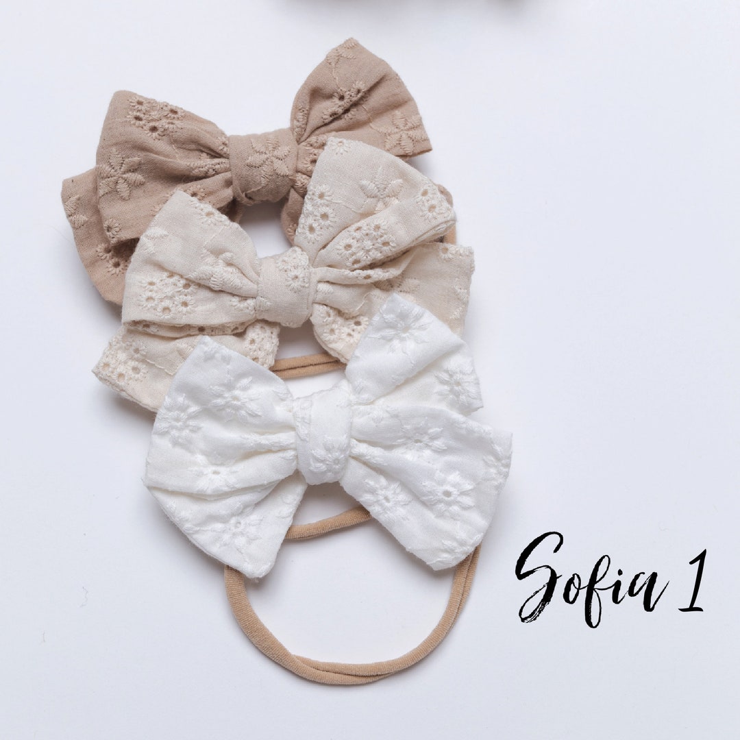 Baby Headband SET, Baby Girl Bow Set, Newborn Headbands, Infant Bows