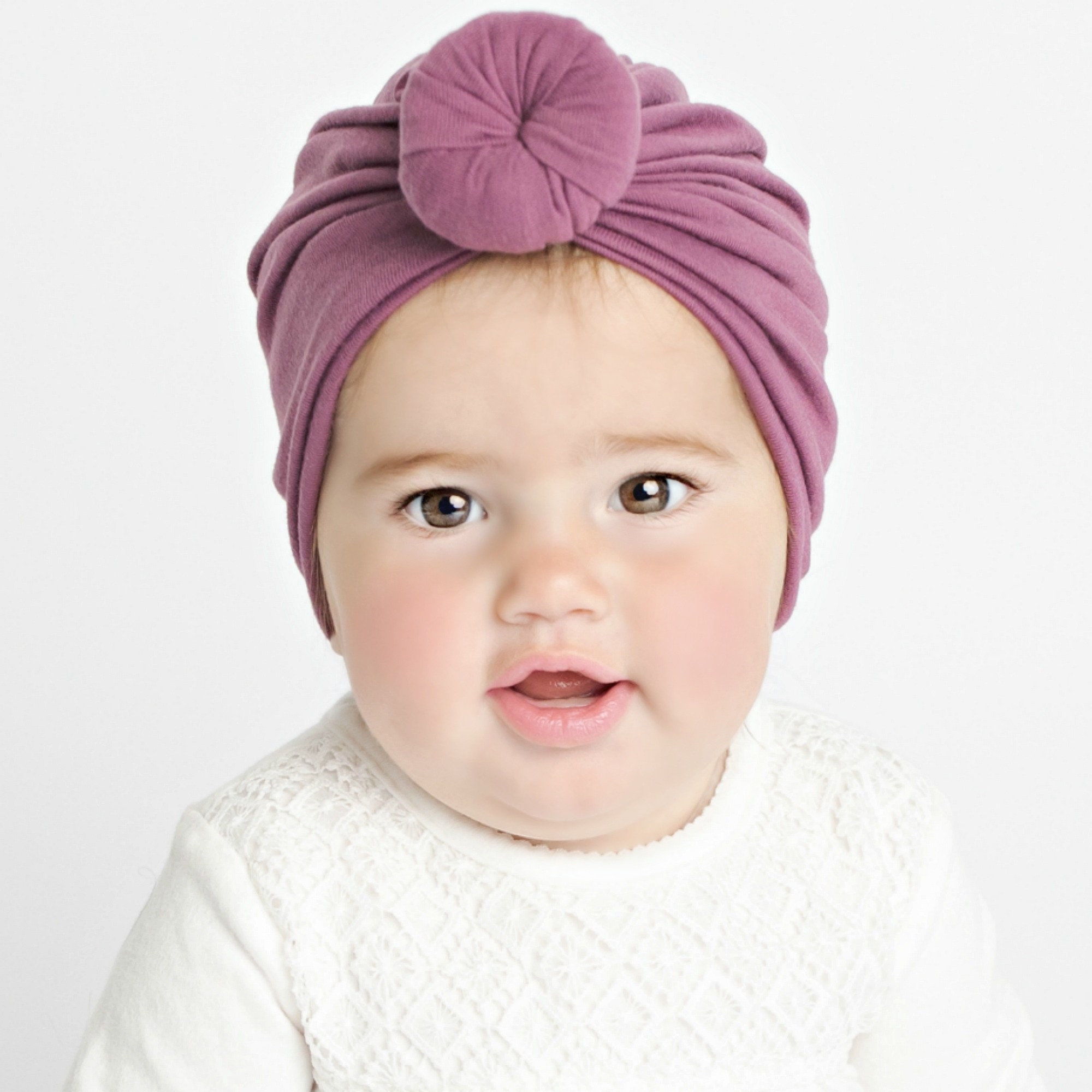 Baby Turban Hat Baby Girl Turban ROUND Knot Baby Turbanbaby Etsy UK