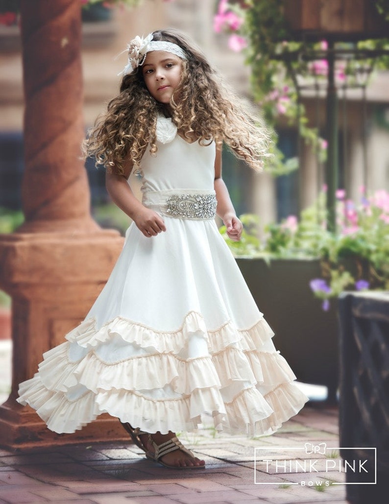 Rustic Flower Dresses