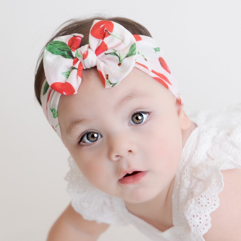 Baby headbands, TOP KNOT Baby Headband, Newborn headbands, Nylon Headband, nylon headbands, newborn headband,baby girl headbands image 7