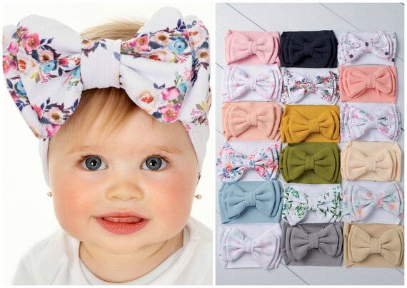 head wrap bows baby