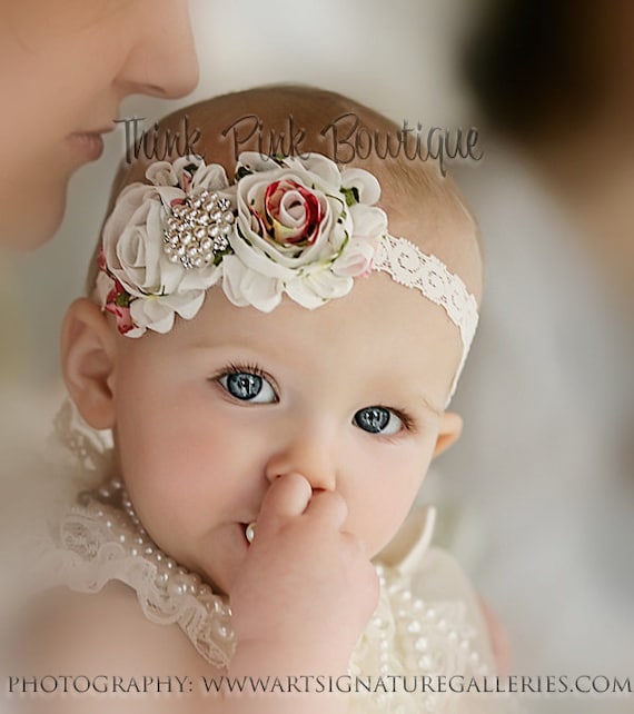 Mai Bebe - Diademas de lazo para bebé, 10 diademas de nailon para bebé, con  lazos en cinta de nailon para recién nacidos, bebés, niños pequeños