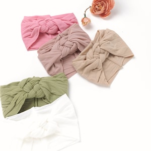 Toddler Headbands baby clothes pattern Flat bow Shower gift Newborn Bows set girl  hair accessories stretchy infant neutral newborn girl girl pink girl headband infant Baby Gift Christmas baby gifts regalos de navidad para bebes diademas de bebé
