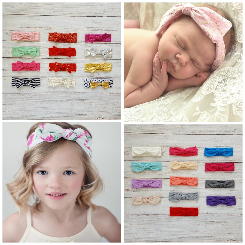 top knot head wrap baby