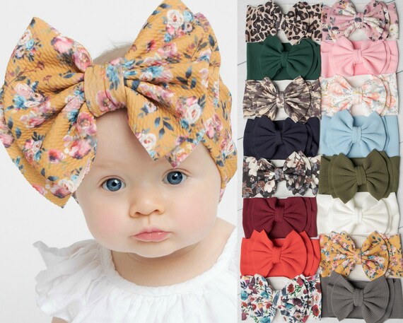 head wrap bows baby