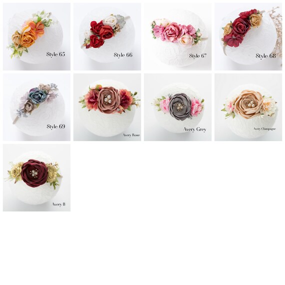 Baby Headbands Baby Girl Headbandfloral Nylon Headband - Etsy