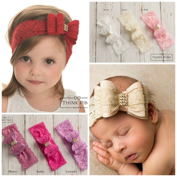 Maman bébé Belle Fleur Noeud Bandeau Turban assorti coiffure cheveux bande