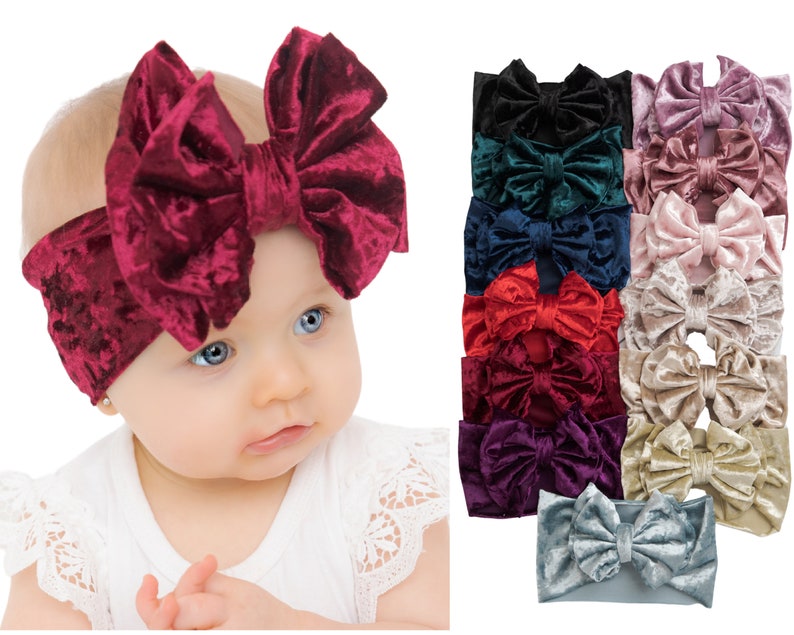 Toddler Headbands baby clothes pattern Flat bow Shower gift Newborn Bows set girl  hair accessories stretchy infant neutral newborn girl girl pink girl headband infant Baby Gift Christmas baby gifts regalos de navidad para bebes diademas de bebé