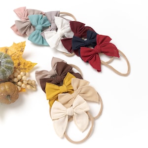 Baby Girl Headbands, Fable Hair Bows Baby Bow Headband, Toddler Hair Clips, Newborn Headband,   Toddler Girls Hair Bows, Baby Hair Bows,