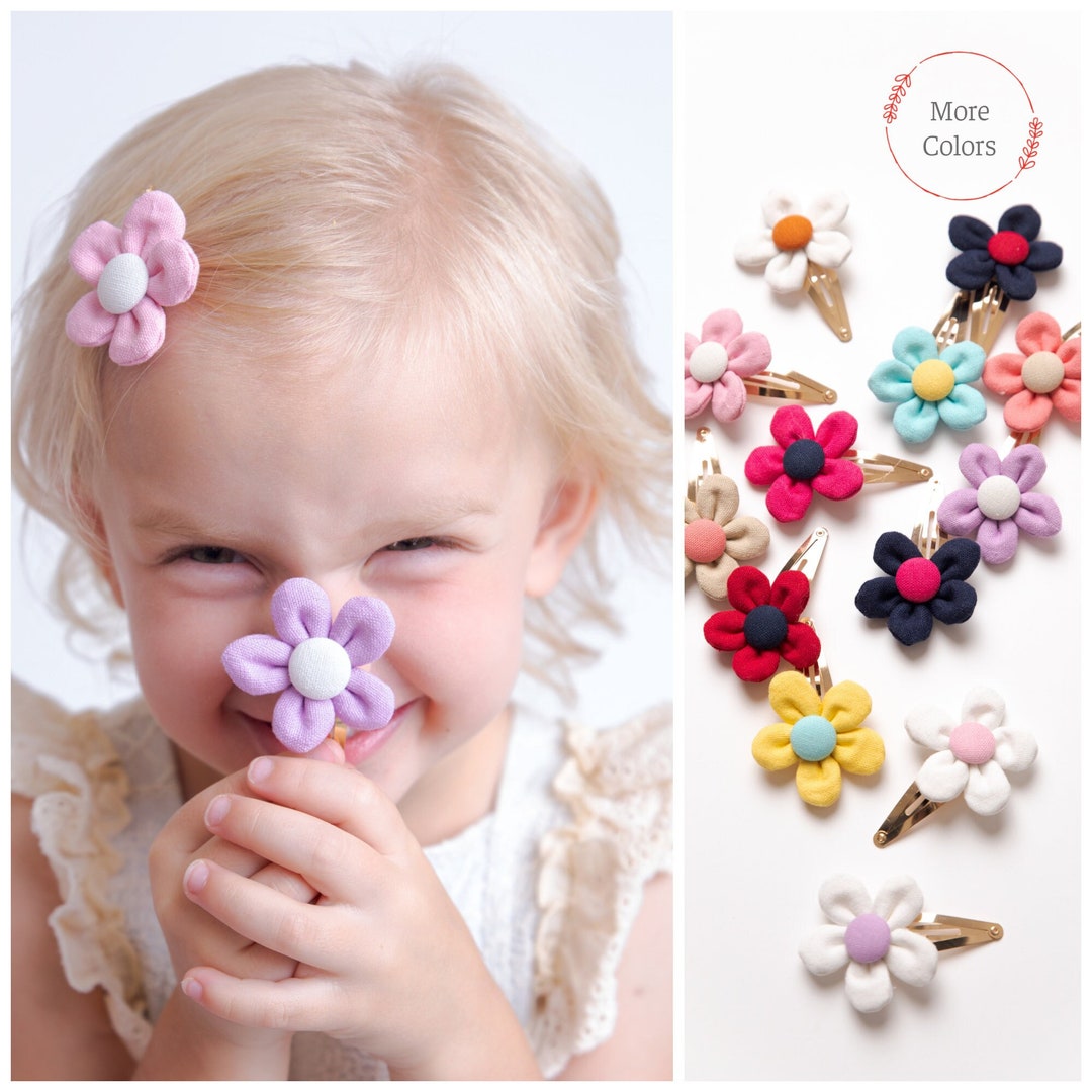 Flower Hair Clip, Toddler Hair Clips, Toddler Hair Bows, Girls Hair