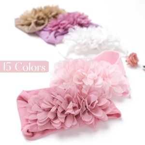 Baby Girl Headbands, Newborn Bow Headband, Baby Girl Bows, Big Bow Baby Headband, Baby Girl Headwrap, Toddler Hair Bows, Soft Nylon Headband