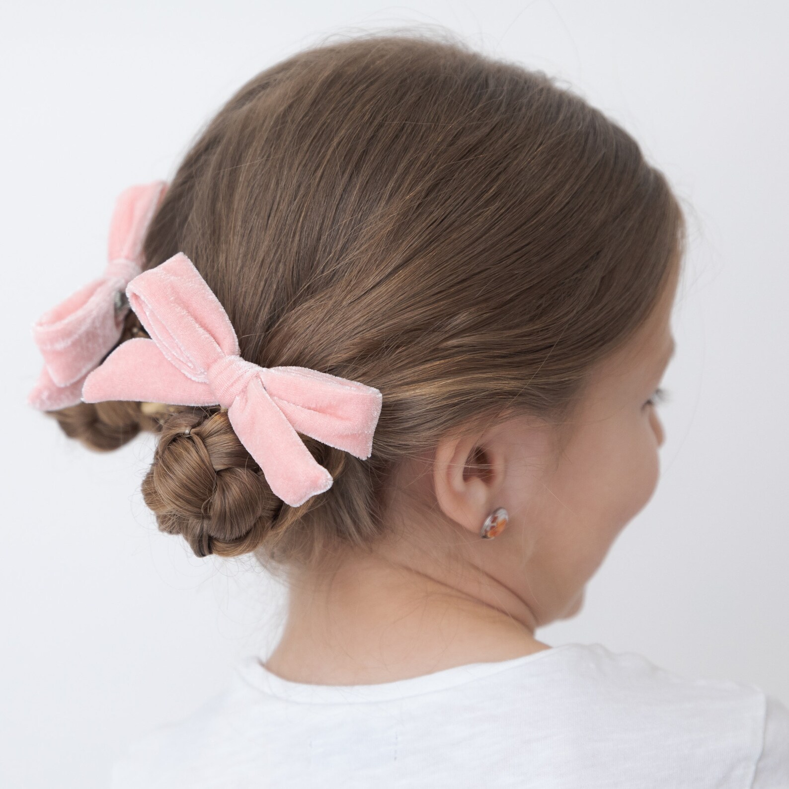 Baby Headbands Velvet Hair Bow Velvet Baby Bows Velvet Etsy