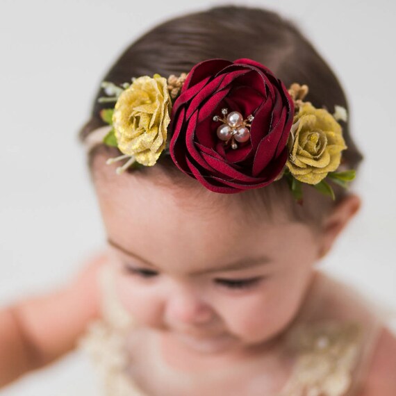 christmas headband for baby girl