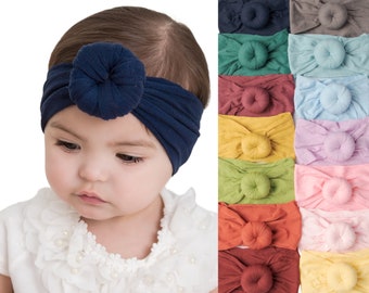 bow knot headband top knot headband baby headband bow baby head wrap cotton baby headband toddler headband Baby headband