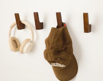 Mothers Day Custom Wooden Coat Hook,Modern Wall Hooks,Entryway wall hooks,Wooden Towel Hanger,Bedroom Coat Hook,Minimalist Jacket Hooks