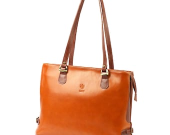 Italian Handmade Leather Bags for Woman Tote From Florence, Made