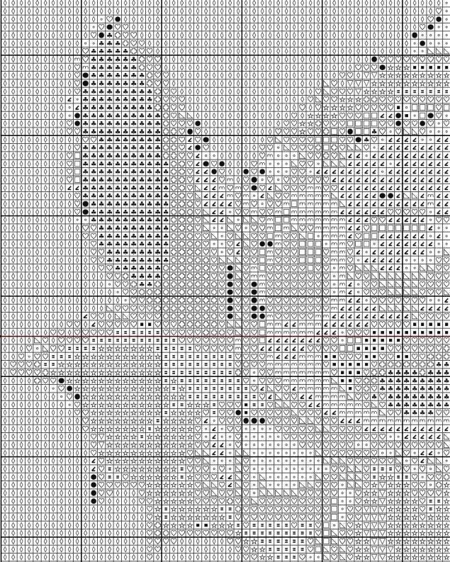 Cross Stitch Pattern Bat – Cute Halloween Blue Alien | Instant PDF ...