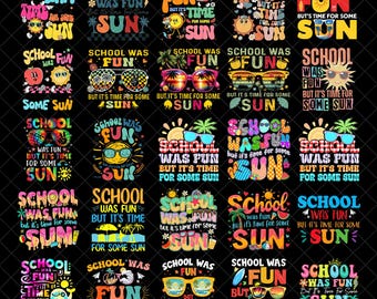 School Was Fun But It's Time For Some Sun Png, Teacher Summer Break Png, End of School Year, Teacher Summer Png, Summer Ice Cream Drip