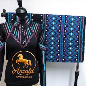 Showmanship Jacket & Blanket Set: Ultrasuede Western Show Apparel