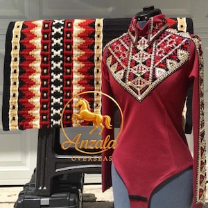 Showmanship Jacket & Blanket Set: Ultrasuede Western Show Apparel