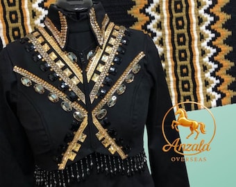 COMBO Women's Showmanship Jacket & Western Show Blanket-Equestrian Arena Style