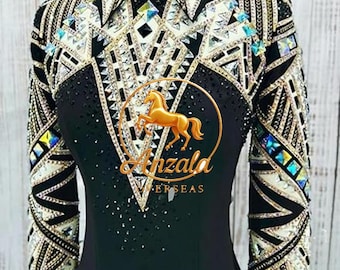 Chaqueta Crystals Showmanship, elegante atuendo ecuestre del oeste