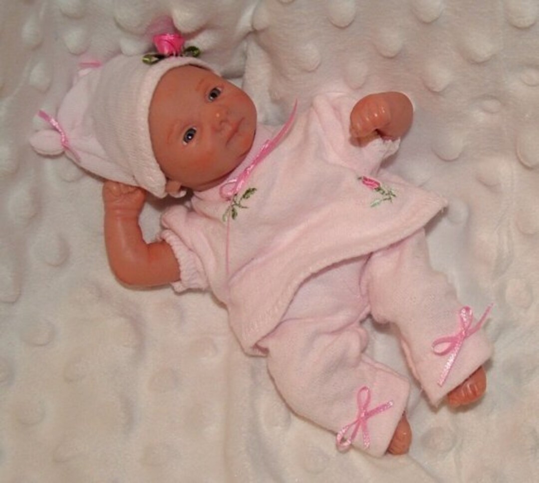 PDF Reborn Doll Pattern, Micro Premmie, Jacket, Hat and Pants for 6
