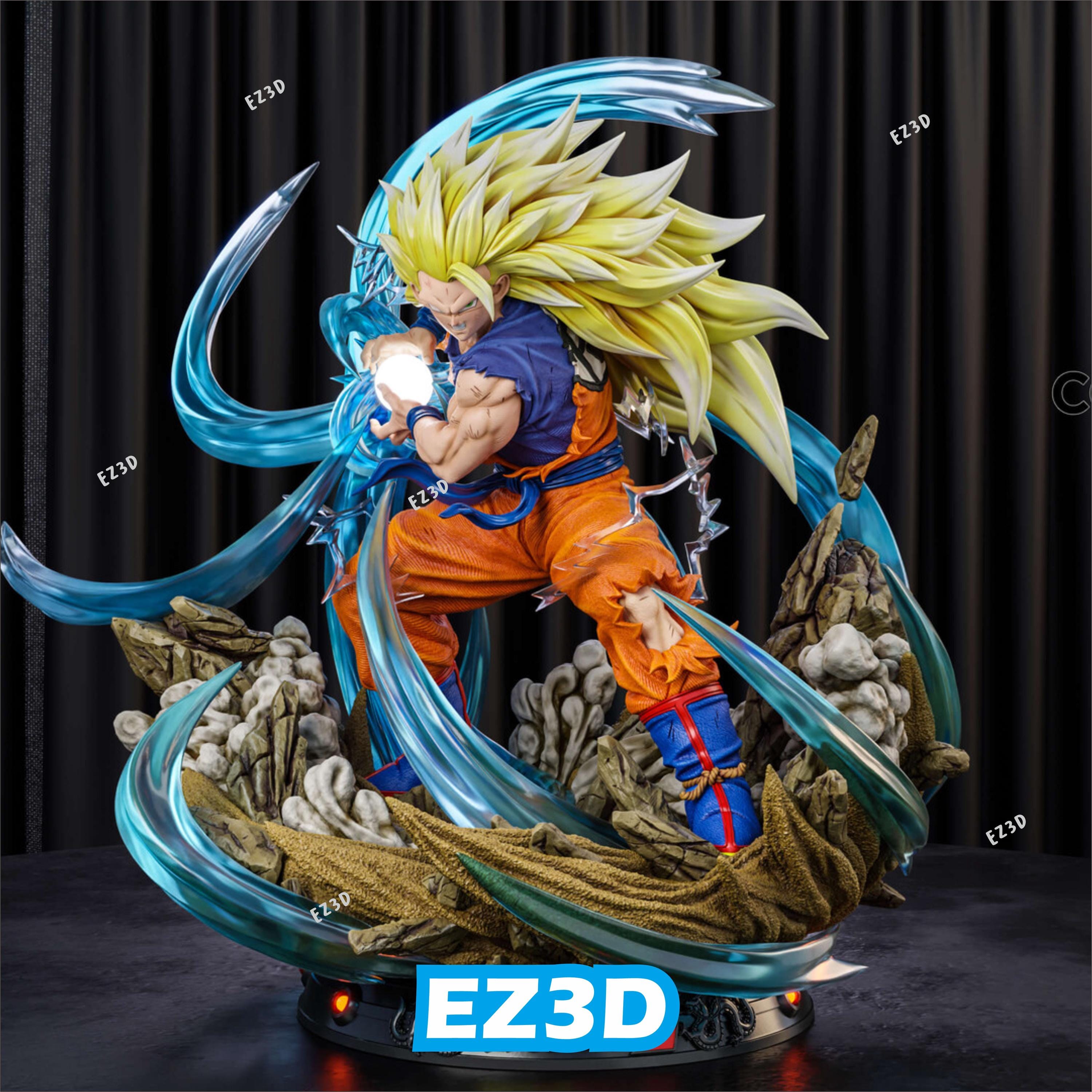 Power Flow Fighter STL Model for Resin 3D Printing – High Quality Diorama Figure, Detailed Miniature for Desktop Display