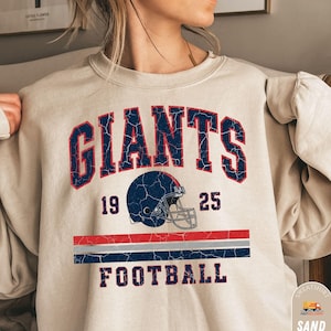 Vintage 90s Style New York Giants Sweatshirt, Retro NY Football Crewneck, New York Giants Shirt, Game Day Tee, Gift for NY Fans