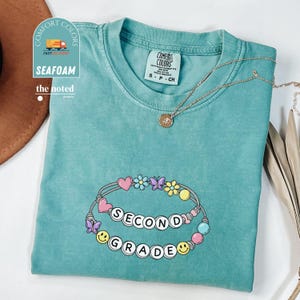 Second Grade Teacher Shirt | 2nd Grade Crew Back to School Tee | Friendship Bracelet Teacher Team Shirt | Cute Teacher Gift