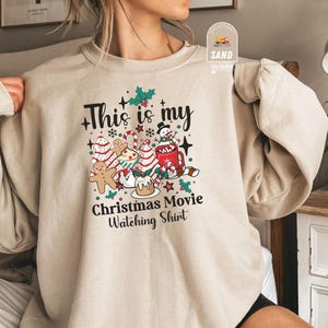 This Is My Hallmark Christmas Movie Watching Sweatshirt, Christmas Movies Shirt, Hallmark Christmas Movies Shirt, Holiday Sweatshirt