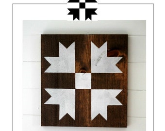 farmhouse barn quilt block stencils set of 3 martha etsy