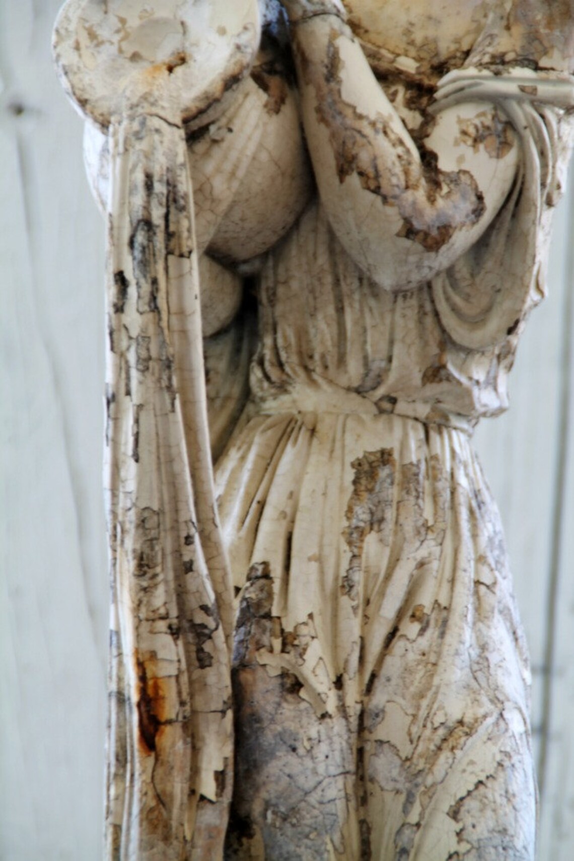 Vintage Garden Statue Woman Pouring Water from Jug French Etsy