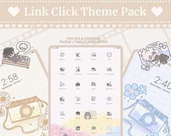 Link Click / Shiguang Dailiren Theme Pack | Icons + Wallpapers | IOS/Android | Phone/Tablet