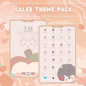 Themapakket Love and Deepspace (LaDS) - Caleb ver. | Pictogrammen en achtergronden | IOS/Android | Telefoon/tablet