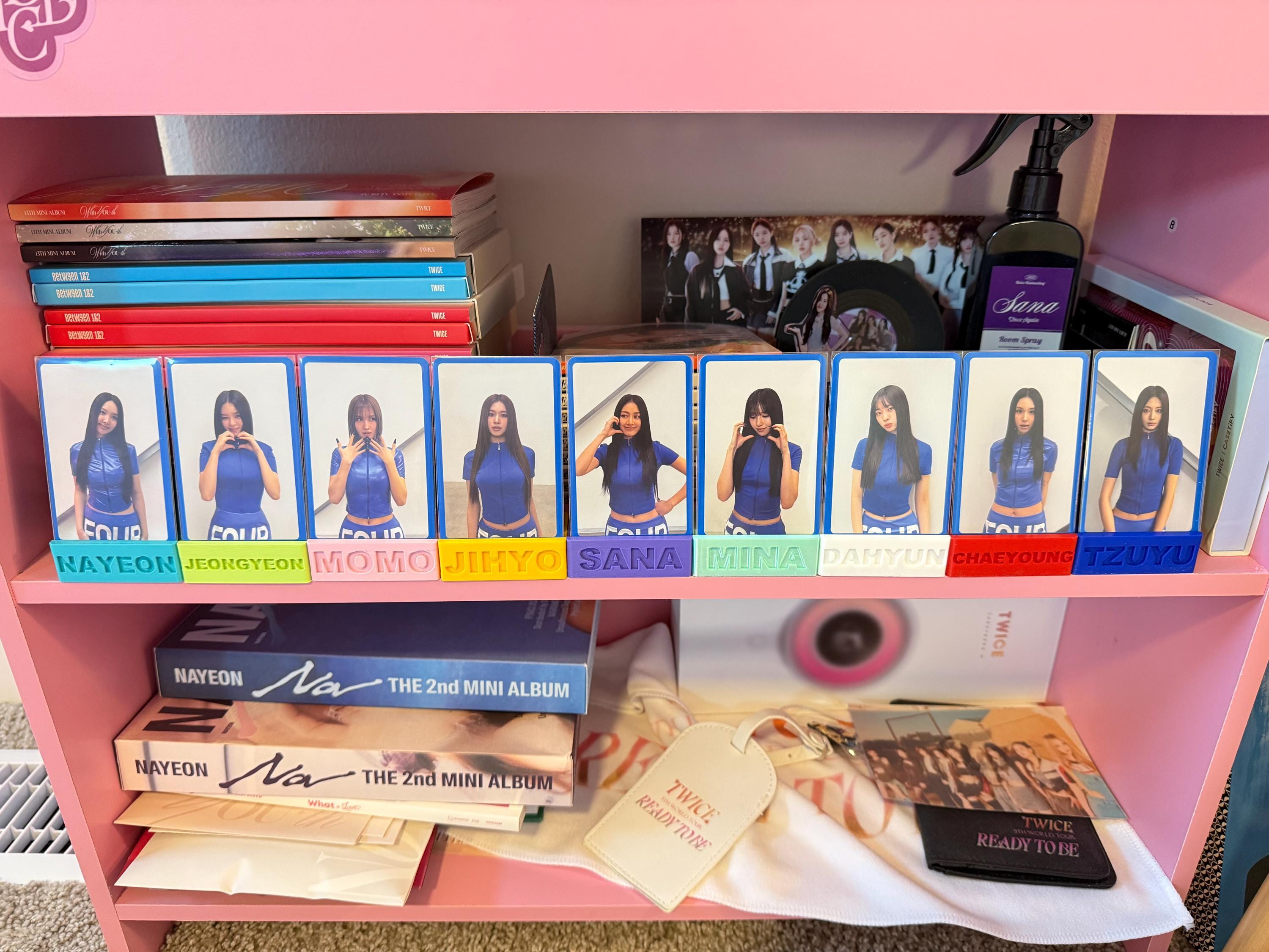 TWICE Photo Card Stand for 9 members
