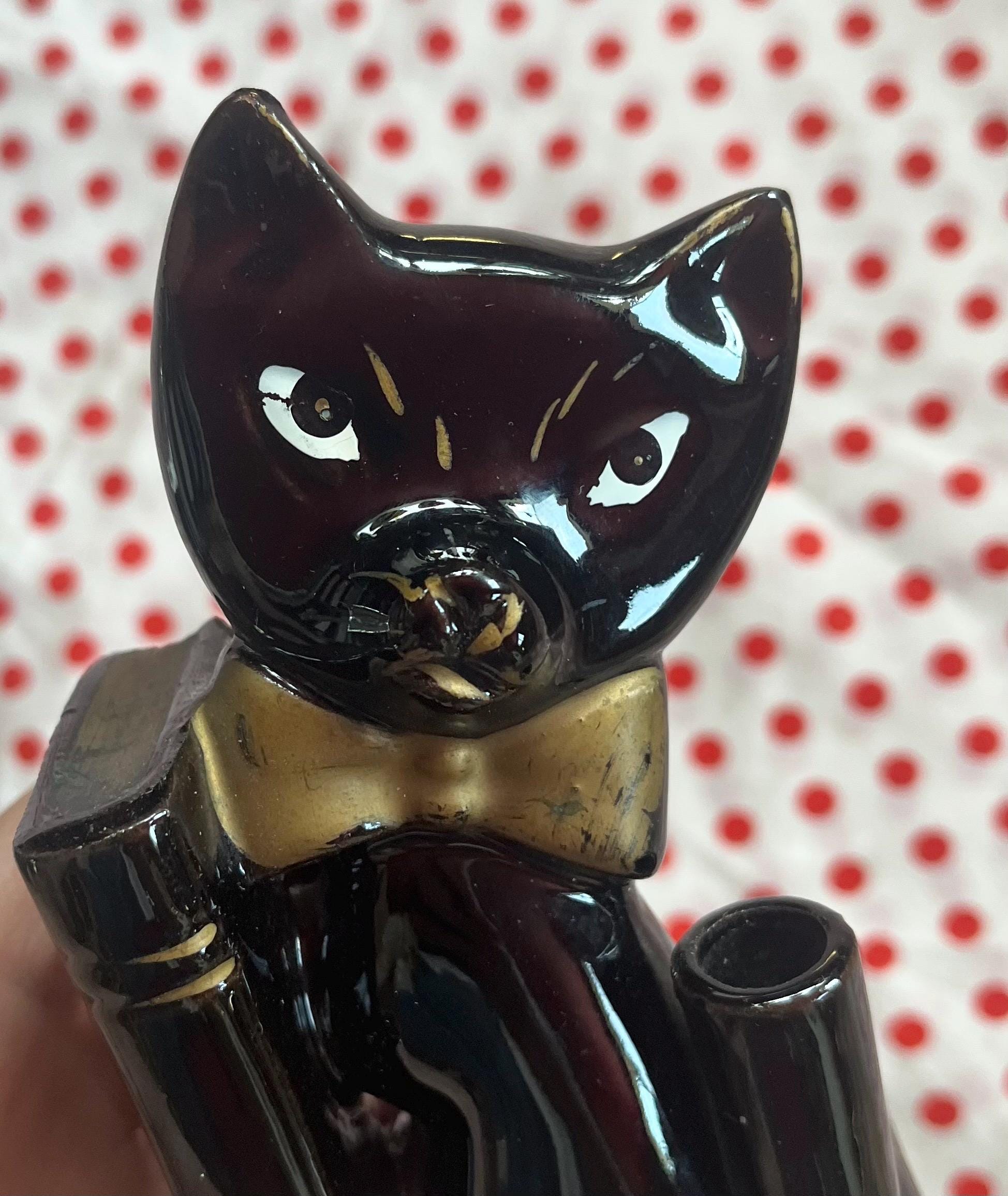 Vintage Silverplated Made in Hong Kong Cat Kitty Kitten Ring
