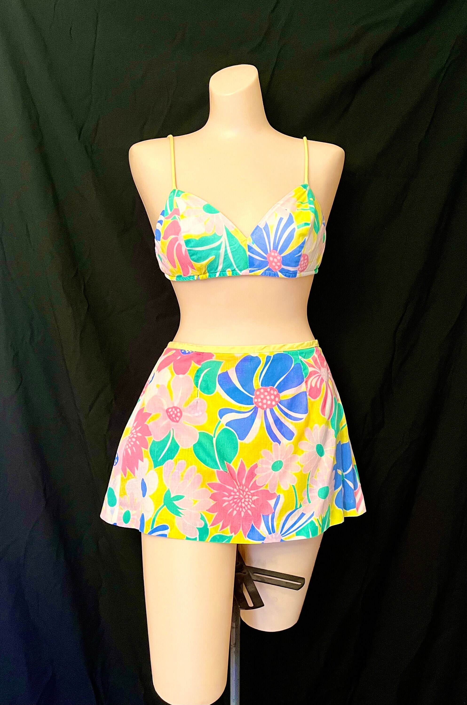 60s Flower Bikini 