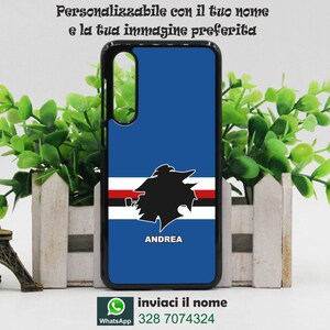 Cover cellulare personalizzata con la tua immagine e nome calcio sampdoria per modelli xiaomi redmi poco stampa indelebile risoluzione HD