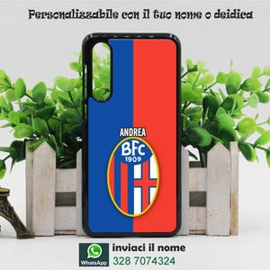 Cover cellulare personalizzata con la tua immagine e nome calcio bologna per modelli xiaomi redmi poco stampa indelebile risoluzione HD