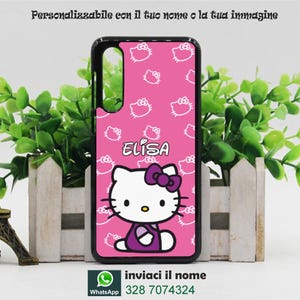 Cover magnetica con magsafe personalizza con la tua immagine preferita cartoni gatto kitty iphone 8 XS XR 11 12 mini 13 14 15 16 Plus Max