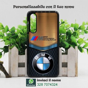 Cover cellulari personalizzata con la tua immagine preferita e il nome auto BMW per tutti i modelli samsung stampa indelebile in HD