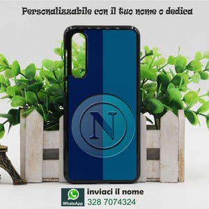 Cover cellulare personalizzata con la tua immagine e il nome calcio Napoli per modelli xiaomi redmi poco stampa indelebile risoluzione HD