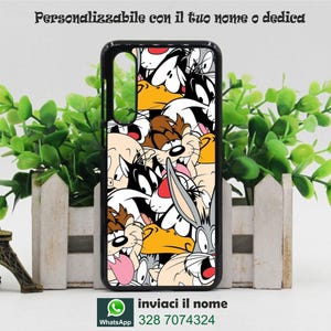 Cover cellulari personalizzata con la tua immagine preferita con nome cartoni gatto duck per tutti i modelli samsung stampa indelebile in HD