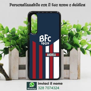 Cover personalizzata con la tua immagine preferita e il nome calcio bologna per tutti i modelli samsung stampa indelebile risoluzione HD
