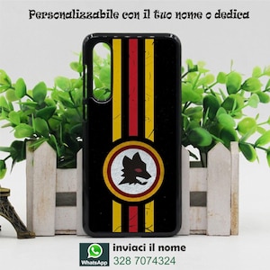 Cover cellulare personalizzata con la tua immagine e nome calcio roma per modelli xiaomi redmi poco stampa indelebile risoluzione HD